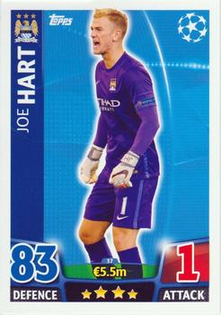 2015-16 Topps Match Attax UEFA Champions League English #37 Joe Hart Front