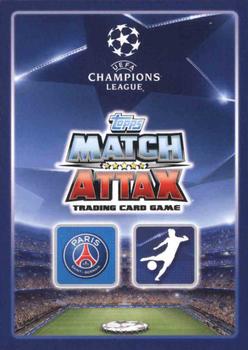 2015-16 Topps Match Attax UEFA Champions League English #69 Ezequiel Lavezzi Back