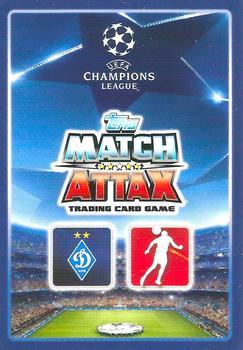 2015-16 Topps Match Attax UEFA Champions League English #294 Yevhen Khacheridi Back