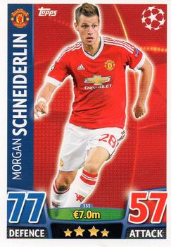 2015-16 Topps Match Attax UEFA Champions League English #333 Morgan Schneiderlin Front