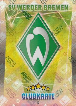 2015-16 Topps Match Attax Bundesliga #37 Clubkarte Front