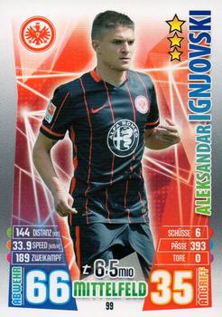 2015-16 Topps Match Attax Bundesliga #99 Aleksandar Ignjovski Front