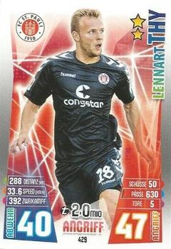 2015-16 Topps Match Attax Bundesliga #429 Lennart Thy Front