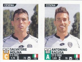 2015-16 Panini Calciatori Stickers #647 Salvatore Molina / Antonino Ragusa Front