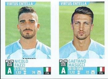 2015-16 Panini Calciatori Stickers #812 Nicolò Fazzi / Gaetano Masucci Front