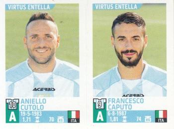 2015-16 Panini Calciatori Stickers #813 Aniello Cutolo / Francesco Caputo Front