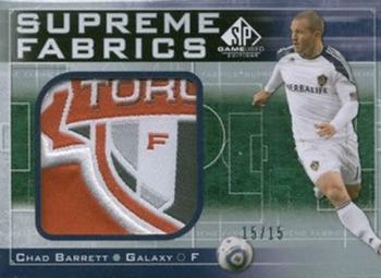 2011 SP Game Used - Supreme Fabrics #SF-CB Chad Barrett Front