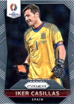 2016 Panini Prizm UEFA Euro #34 Iker Casillas Front