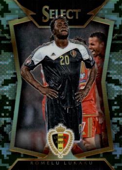 2015-16 Panini Select - Camo Prizm #85 Romelu Lukaku Front