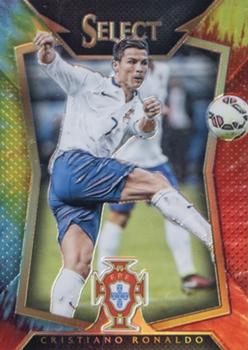 2015-16 Panini Select - Tie Dye Prizm #36 Cristiano Ronaldo Front