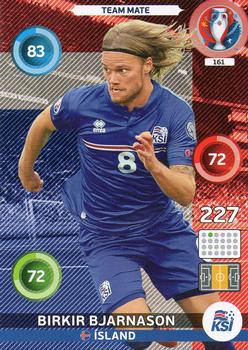 2016 Panini Adrenalyn XL UEFA Euro #161 Birkir Bjarnason Front