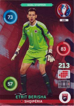 2016 Panini Adrenalyn XL UEFA Euro #335 Etrit Berisha Front