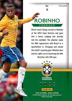 2015-16 Panini Select - National Pride Camo Prizm #6 Robinho Back