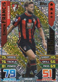 2015-16 Topps Match Attax Premier League - Man of the Match #361 Simon Francis Front