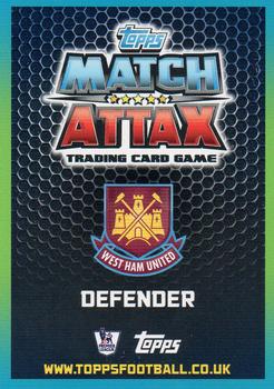 2015-16 Topps Match Attax Premier League - Man of the Match #419 Aaron Cresswell Back