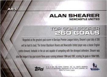 2015 Topps Premier Gold - All-Time Accolades #AA-1 Alan Shearer Back