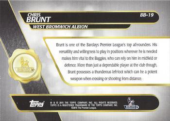 2015 Topps Premier Gold - Best of Barclays Premier Gold #BB-19 Chris Brunt Back