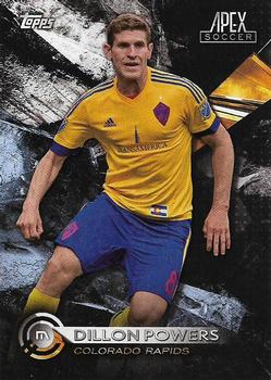 2016 Topps Apex MLS #17 Dillon Powers Front