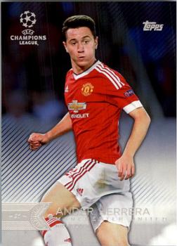2015-16 Topps UEFA Champions League Showcase - Blue #41 Ander Herrera Front