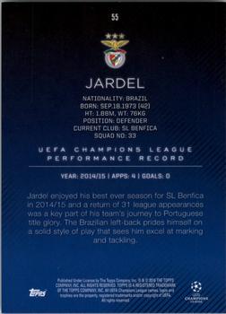 2015-16 Topps UEFA Champions League Showcase - Blue #55 Jardel Back