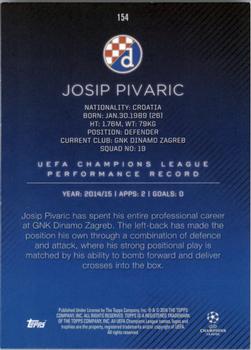 2015-16 Topps UEFA Champions League Showcase - Red #154 Josip Pivaric Back