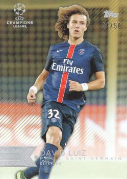 2015-16 Topps UEFA Champions League Showcase - Black #5 David Luiz Front