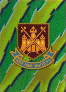 1998-99 Merlin Premier Gold 99 - Holofoil Engraved Club Badge #A19 Club Badge Front