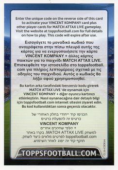 2015-16 Topps Match Attax UEFA Champions League English - Match Attax Live #NNO Yevhen Khacheridi Back