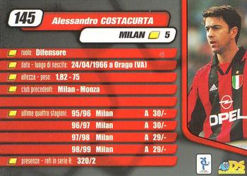 2000 DS Pianeta Calcio Serie A #145 Alessandro Caostacurta Back