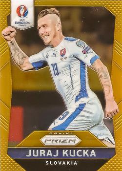 2016 Panini Prizm UEFA Euro - Gold Prizms #130 Juraj Kucka Front