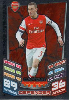 2012-13 Topps Match Attax Premier League Extra - Captains #C1 Thomas Vermaelen Front