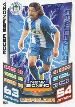 2012-13 Topps Match Attax Premier League Extra - New Signings #N20 Roger Espinoza Front