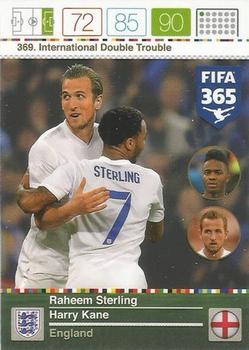 2015 Panini Adrenalyn XL FIFA 365 #369 Raheem Sterling / Harry Kane Front