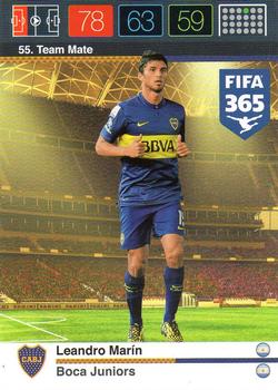 2015 Panini Adrenalyn XL FIFA 365 #55 Leandro Marin Front