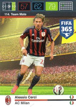 2015 Panini Adrenalyn XL FIFA 365 #114 Alessio Cerci Front