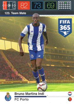 2015 Panini Adrenalyn XL FIFA 365 #123 Bruno Martins Indi Front