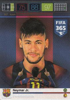 2015 Panini Adrenalyn XL FIFA 365 #307 Neymar Jr. Front