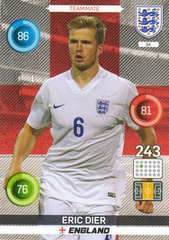 2016 Panini Adrenalyn XL England #34 Eric Dier Front