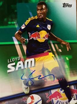 2016 Topps MLS - Base Autographs Green #155 Lloyd Sam Front