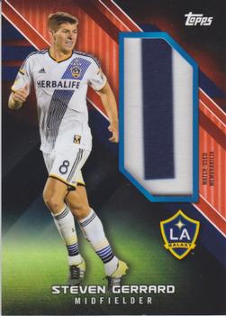 2016 Topps MLS - Jumbo Relics Red #JR-SG Steven Gerrard Front