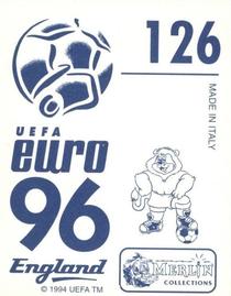 1996 Merlin's Euro 96 Stickers #126 Balakov Back