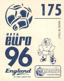 1996 Merlin's Euro 96 Stickers #175 Kopke Back