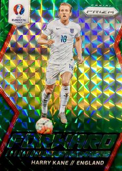 2016 Panini Prizm UEFA Euro - Forward Thinkers Green Prizms #21 Harry Kane Front