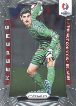 2016 Panini Prizm UEFA Euro - Keepers #3 Thibaut Courtois Front