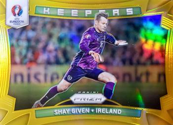 2016 Panini Prizm UEFA Euro - Keepers Gold Prizms #22 Shay Given Front