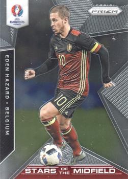 2016 Panini Prizm UEFA Euro - Stars of the Midfield #2 Eden Hazard Front