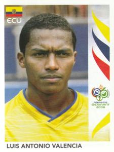 2006 Panini World Cup Stickers #88 Antonio Valencia Front