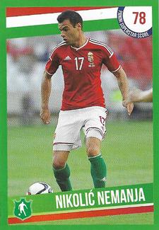 2016 Panini Superstars Hungarian Edition (Green Border) #13 Nemanja Nikolic Front