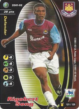 2001 Wizards Football Champions Premier League 2001-2002 Update #121 Rigobert Song Front