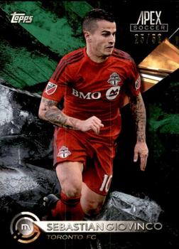 2016 Topps Apex MLS - Green #1 Sebastian Giovinco Front